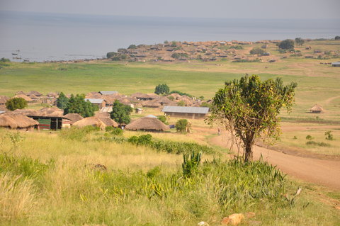 Approaching a fishing village