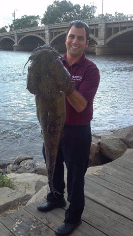 Photo of Nick Hamadanchi who caught the fish