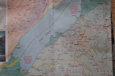 The area in question.  The above fishing village is Kaiso on the point below where the map says &quot;Albert.&quot;