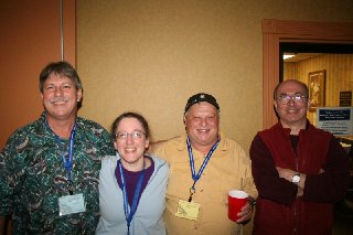 From L2R, Dave Rinaldo, Bronzefry, Coryologist &amp; Dinyar.