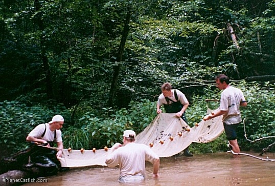 Mike Thennet (left) organises another cast